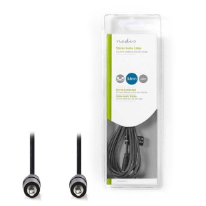 NEDIS CAGB22000BK20 Cable de audio estéreo de 3.5 mm macho - 3.5 mm macho 2.0 m negro