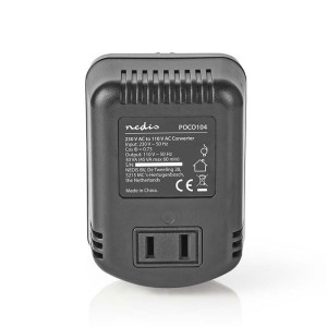 Convertidor de energía NEDIS POCO104 230 V CA - 110 V CA 45 W Salida de EE. UU.