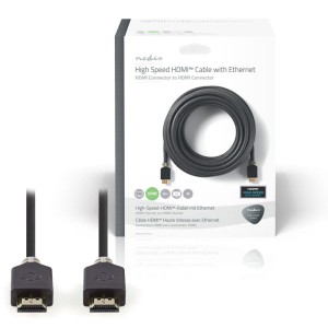 NEDIS CVBW34000AT200 Cable HDMI de alta velocidad con conector Ethernet HDMI-HDMI Con 20 metros