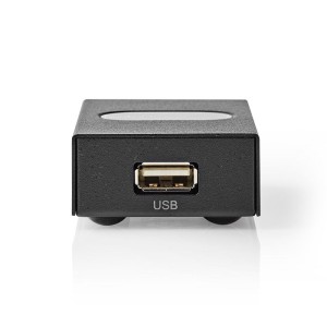 Switch USB a 6002 porte NEDIS CSWI2BK nero