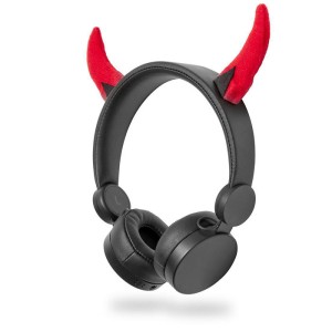 NEDIS HPWD4000BK Kabelgebundener Kopfhörer 1.2 m Rundkabel On-Ear Abnehmbarer magnetischer E