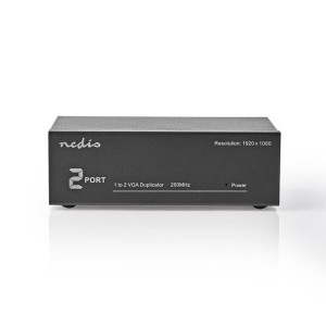 NEDIS CSPL5902BK 2-Port VGA-Splitter Schwarz