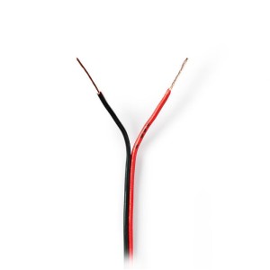 NEDIS CAGW0350BK1000 Speaker Cable 2x 0.35 mm2 100 m Wrap Black/Red