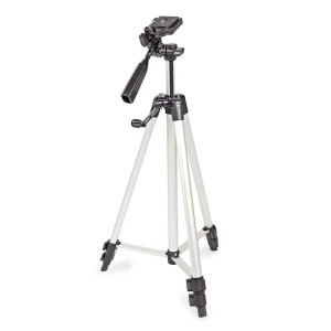 NEDIS TPOD2200GY Stativ Pan & Tilt Max 3 kg 127 cm Schwarz / Silber