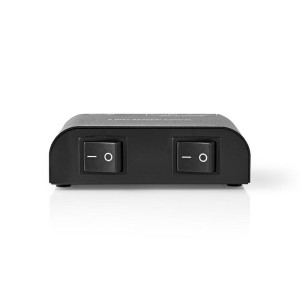 NEDIS ASWI2602BK Caja de control de altavoz Abrazadera de terminal de 2 vías Negro