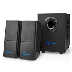 Altavoces para juegos NEDIS GSPR10021BK 2.1 Conector de 3.5 mm alimentado por USB 33 W