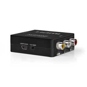 NEDIS VCON3456AT Composite Video to HDMI Converter 1-Way - 3x RCA (RWY) HXDMI Out
