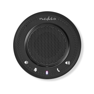 NEDIS CSPR10010BK Altavoz para conferencias de 2.5 W, control táctil, alimentado por USB, negro