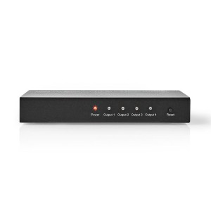 NEDIS VSPL3464AT HDMI Splitter 4-Port - 1x HDMI Eingang 4x HDMI Ausgang 4K @ 30Hz