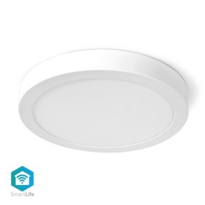 NEDIS WIFILAW20WT Wi-Fi Smart Ceiling Light Round 30cm Warm to Cool White 1200m