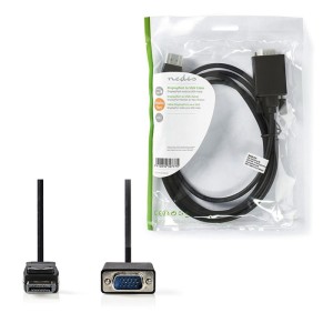 NEDIS CCGP37301BK20 DisplayPort - VGA Cable DisplayPort Male - VGA Male 2.0 m Black