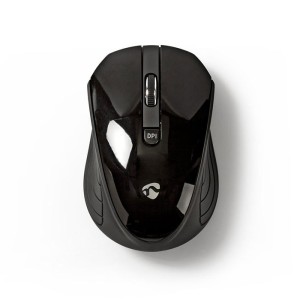 Mouse wireless NEDIS MSWS400BK 800/1200/1600 DPI 3 pulsanti nero