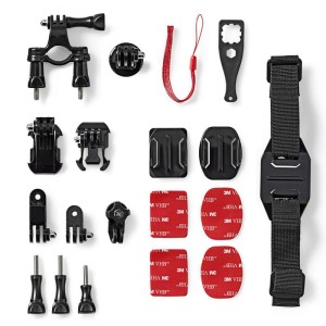 NEDIS ACMK01 Action Camera Mount Kit 7 soportes incluidos Estuche de viaje