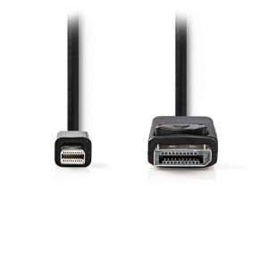 NEDIS CCGT37400BK20 Mini-DisplayPort - DisplayPort Cable Mini DisplayPort Male D
