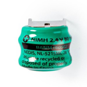 NEDIS BANM160SC2 Nickel-Metallhydrid-Akku 2.4 V 80 mAh Lötanschluss