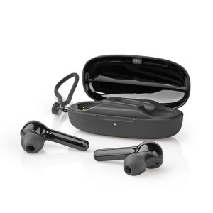 NEDIS HPBT5055BK Auriculares Bluetooth totalmente inalámbricos 6 horas de tiempo de reproducción