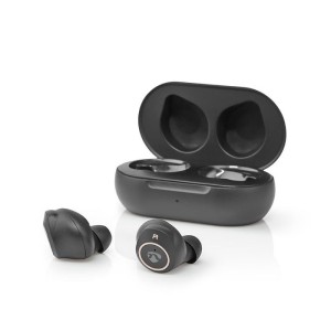 NEDIS HPBT3050BK Auriculares Bluetooth totalmente inalámbricos 3 horas de tiempo de reproducción Ear Wings V