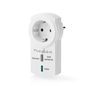 NEDIS RFPD120FWT RF Smart Plug Dimmable Schuko Type F 300 W