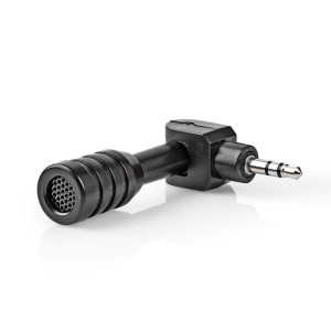 NEDIS MICMJ100BK  Wired Microphone Mini Plug-in 3.5 mm Black
