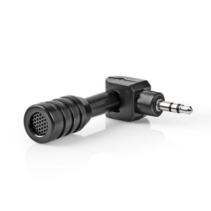 NEDIS MICMJ100BK Wired Microphone Mini Plug-in 3.5 mm Black