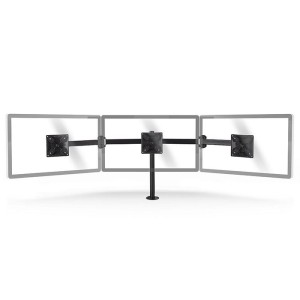 NEDIS ERGOTMM100BK Supporto per monitor ergonomico Triplo braccio per monitor Full Motion Nero