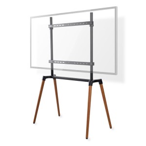 NEDIS TVSM7250BK Supporto TV da pavimento 60 - 75 fino a 40 kg Design scandinavo Nero /