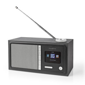 NEDIS RDIN3000BK Internetradio 18 W UKW Bluetooth Fernbedienung Schwarz