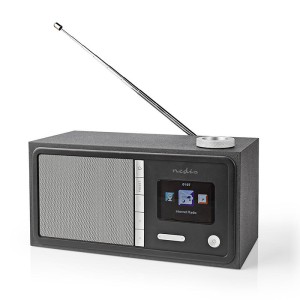 NEDIS RDIN3000BK Internet Radio 18 W FM Bluetooth Telecomando Nero