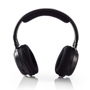 NEDIS HPRF200BK Wireless TV Headphones RF On-Ear Battery play time: up to 15 Hours