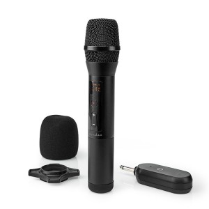 NEDIS MPWL200BK Wireless Microphone 20 Channels 1 Microphone 10 hours operating