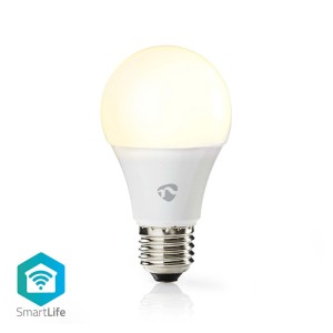 NEDIS WIFILW12WTE27 SmartLife LED-Birne Wi-Fi E27 800lm 9W Warmweiß 2700K Energie