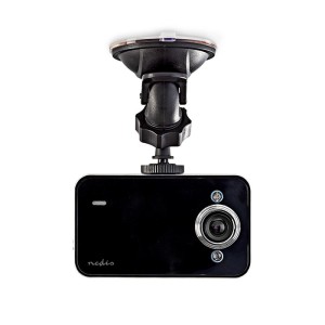 NEDIS DCAM06BK Dash Cam 720p @ 30fps 3.0 MPixel 2.4 LCD Rilevamento del movimento Nero