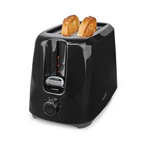 NEDIS KABT150EBK Αυτόματη φρυγανιέρα σε μαύρο χρώμα, 700W.