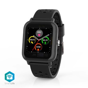NEDIS BTSW002BK Smart Watch LCD Display IP68 Maximale Betriebszeit: 7200min