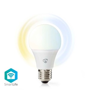 NEDIS WIFILRW10E27 Bombilla LED SmartLife E27 806lm 9W Blanco cálido a frío