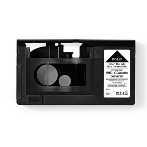 NEDIS VCON110BK VHS-KONVERTER VHS-C ZU VHS SCHWARZ