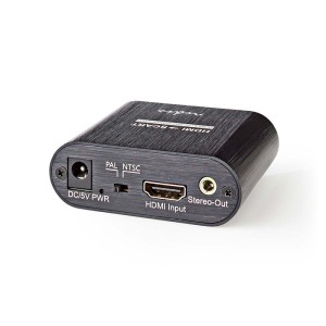 NEDIS VCON3459AT CONVERTITORE HDMI INGRESSO HDMI-SCART FEMMINA METALLO ANTRACITE