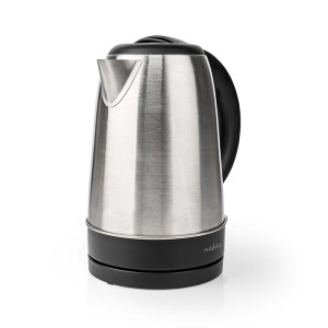 NEDIS KAWK340EAL Βραστήρας Νερού 1.7L Ανοξείδωτος με 2200W, 360° Βάση και Προστασία Βρασμού