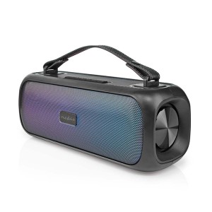 NEDIS SPBB316BK BLUETOOTH PARTY BOOMBOX 2.0 30W CON ASA DE TRANSPORTE Y LUCES DE FIESTA