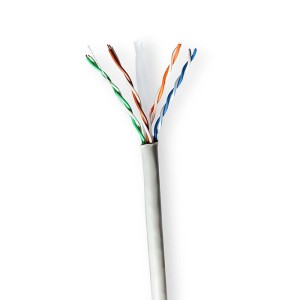 NEDIS CCBG8520GY100 CAVO DI RETE IN ROTOLO CAT6 U/UTP 100.0m INTERNO GRIGIO