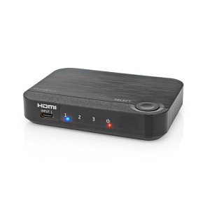 NEDIS VCON6420AT CONVERTITORE HDMI 1x USB-C / 2x INGRESSO HDMI - 1x USCITA HDMI 1-VIA 4K@60Hz 18Gbps ANTHR