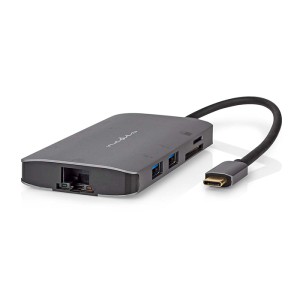 NEDIS CCBW64240AT02 USB MULTI-PORT ADAPTER 5Gbps 0.20m ANTHRACITE