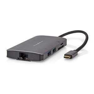 NEDIS CCBW64240AT02 USB-MEHRPORT-ADAPTER 5 Gbit/s 0.20 m ANTHRAZIT