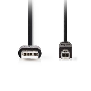 NEDIS CCGL60101BK30 CABLE USB 2.0, USB-A MACHO - USB-B MACHO 4.5W 480Mbps 3.00m NEGRO