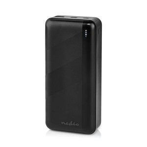 NEDIS UPBKPD30000BK POWERBANK 30000mAh 1.5 / 2.0 / 3.0A WITH 2 OUTPUT CONNECTIONS: 1x USB-A / 1x USB