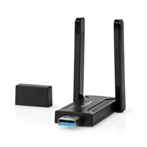 NEDIS WSNWA1210BK DONGLE DI RETE WI-FI AC1200 2.4/5 GHz (DUAL BAND)