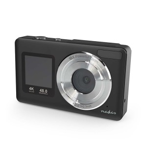 NEDIS PCAM2530BK Ψηφιακή φωτογραφική μηχανή με διπλή οθόνη LCD 2.4 και 1.3.