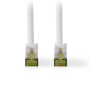 NEDIS CCGL85420WT100 Καλώδιο δικτύου CAT 7, S/FTP, 10.0m σε λευκό χρώμα.