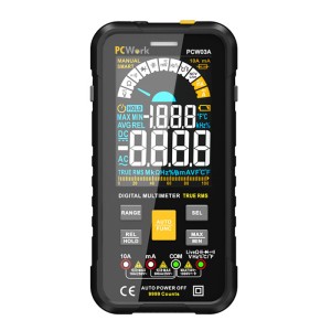 PCWork PCW03A PROFESSIONAL DIGITAL MULTIMETER, 9999 COUNTS