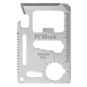 PCWork PCW08D 11-1 HERRAMIENTA MULTIFUNCIONAL DISEÑO DE TARJETAS DE CRÉDITO